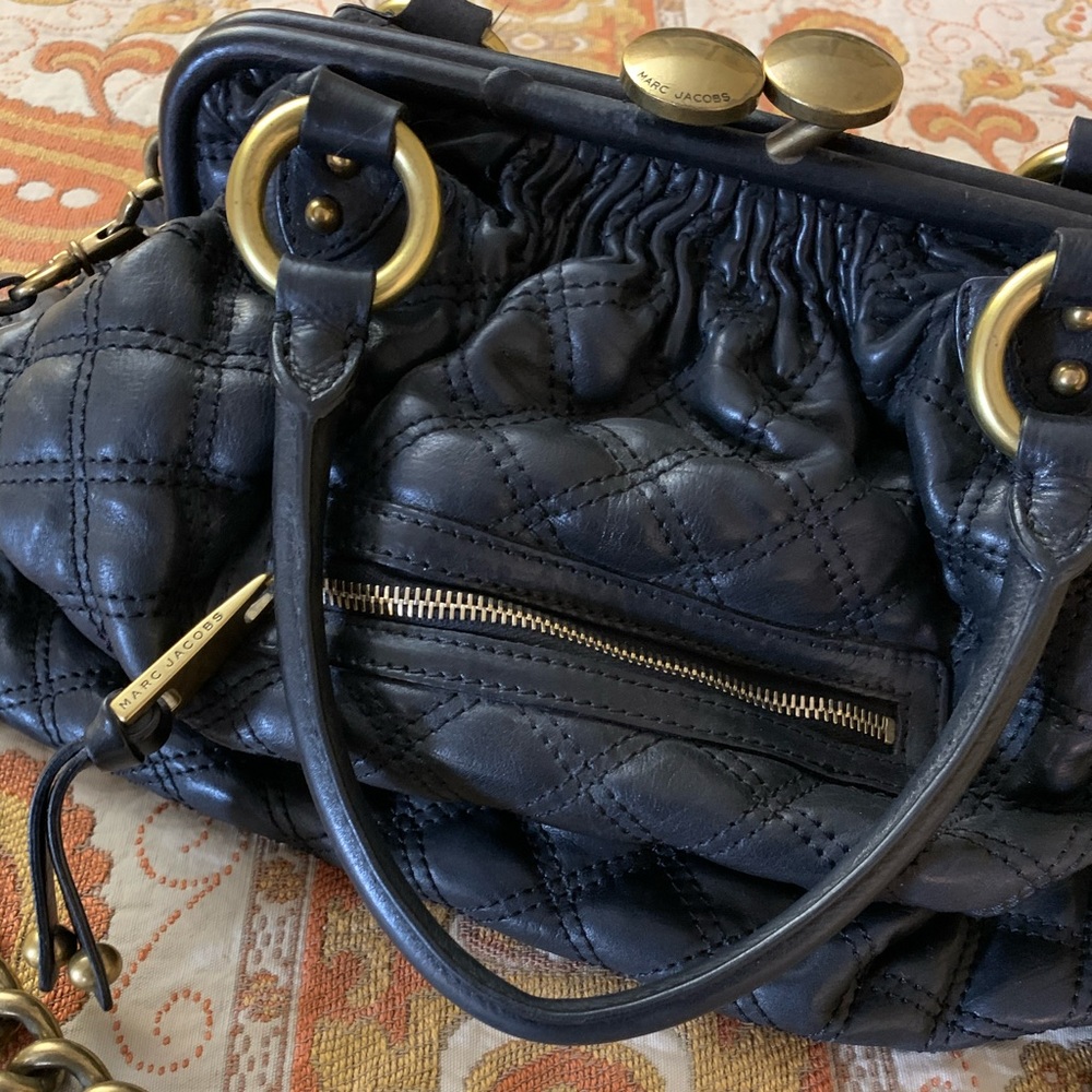 Marc Jacobs Y2K it Bag Black Quilted Stam Original - Picture 3 of 8